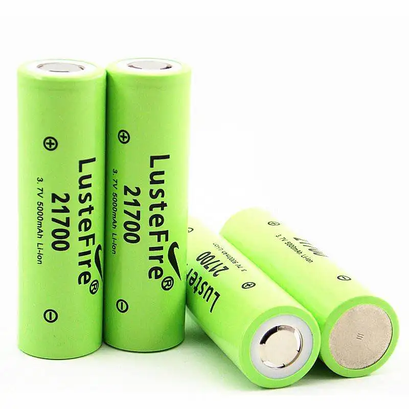 LusteFire 21700 3.7V 5000mAh Li-ion rechargeable battery high-discharge high-drain