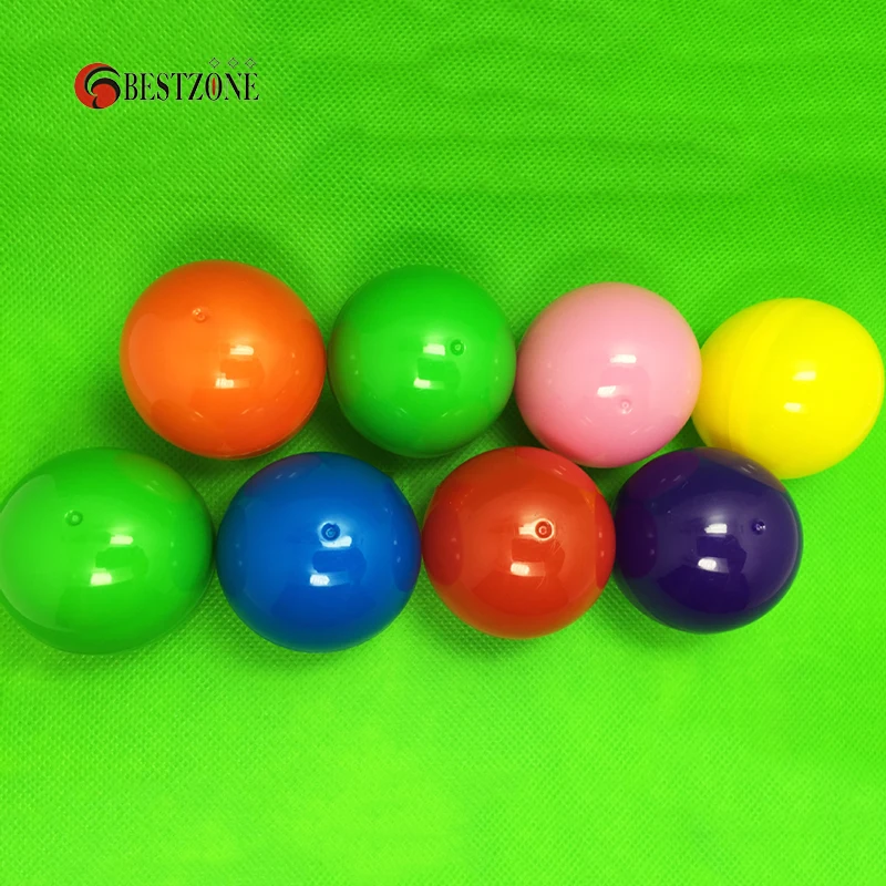

40MM 1000Pcs/Lot Plastic Empty Capsules Toy Surprise Balls Kids Multicolored Can Open And Close For Vending Machine