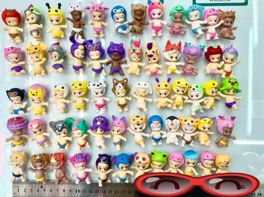 10 шт./партия пластиковые куклы 4-6 см |