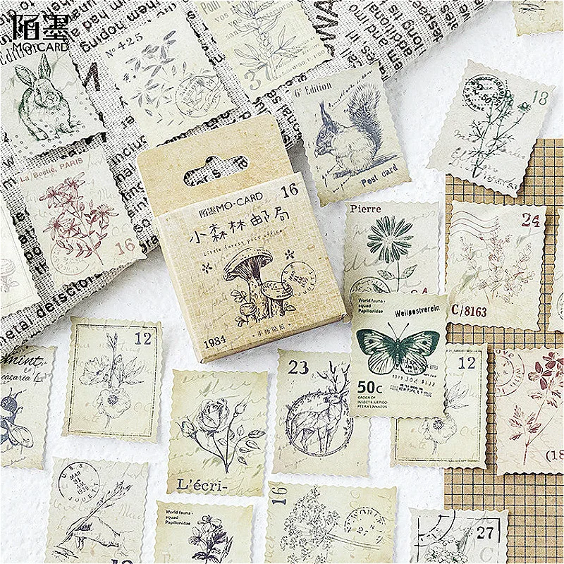 1 шт. новая мультяшная лента с рисунком леса почты офиса Васи практичные наклейки