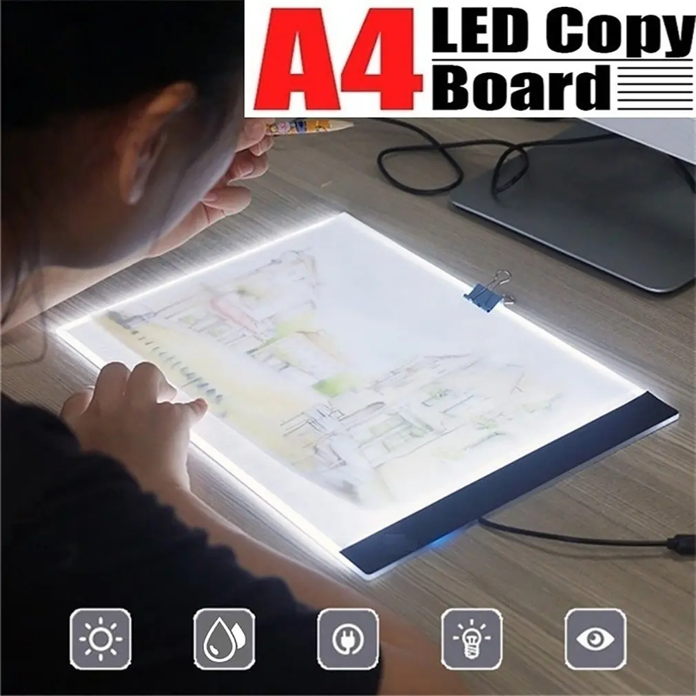 Портативный с USB кабелем чертежная доска планшет параллельным движением