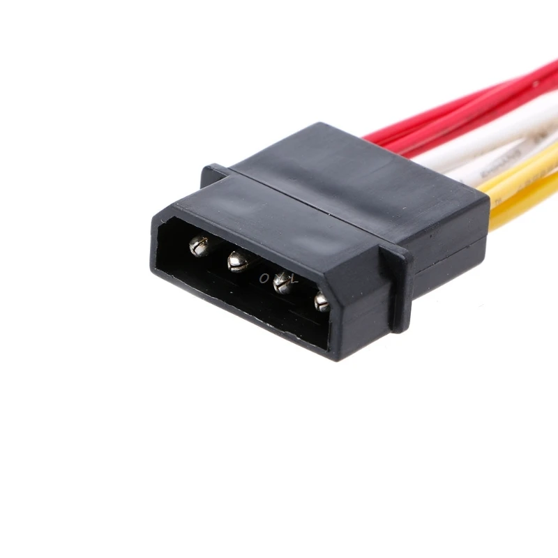 34 см IDE Molex PC DIY 4-контактный molex для 6-портового кулера вентилятор охлаждения 2pin