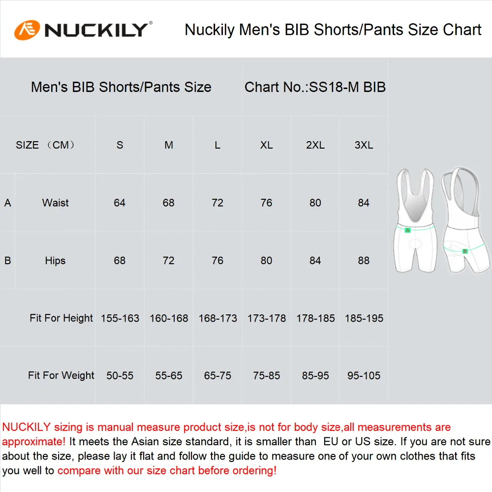 

NUCKILY Men's Cycling Bibs Shorts Mountain Bike Breathable Men's 3D Gel Padded Tights Triathlon MTB Bicycle Shorts Under Wear