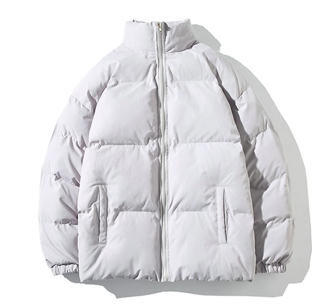 

Winter Jacket Men Parkas Thicken Warm Coat Mens Stand Collar Jackets Solid Color Parka Coat Women Fashion New Streetwear