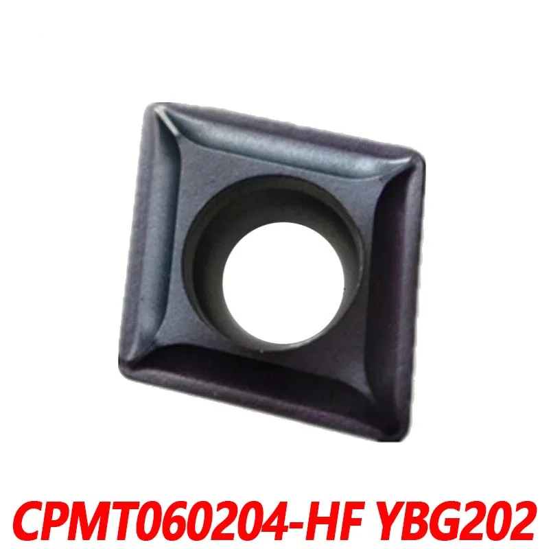 

Original CPMT060204-HF YBC151 YBG202 10pcs CNC lathe Blade 060204 Carbide Insert Efficient And Durable For Steel Processing
