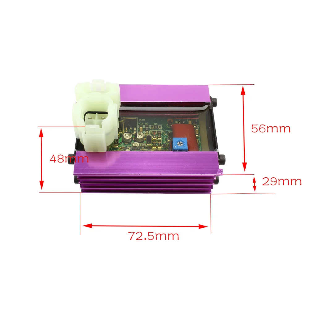 Самокат гонки GY6 CDI фиолетовый цифровой зажигание высокая производительность