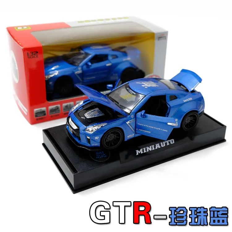 1:32 japanes GTR гоночная модель автомобиля из сплава Diecasts игрушечные автомобили