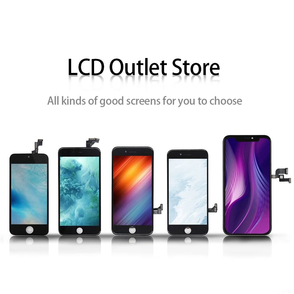 

Grade AAA+++ Screen For iPhone 6 6S 7 8 Plus LCD With Perfect 3D Touch Screen Digitizer Assembly For iPhone 5 5S SE Display