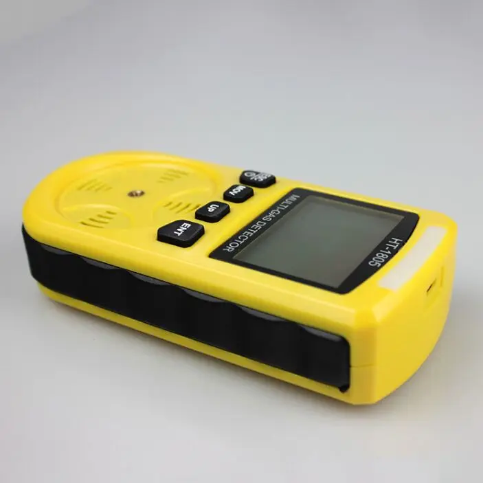 Детектор газа 4 в 1 O2 CO H2S LEL светильник сигнализация жидкокристаллический дисплей