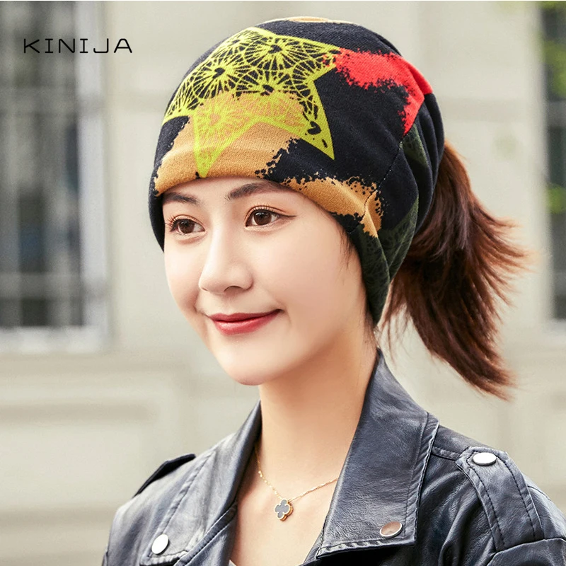 Осень зима новинка мужской и женский корейский Многофункциональный головной