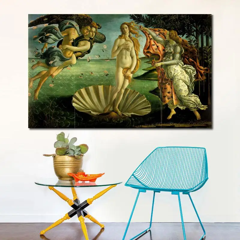 Картины с изображением дня рождения Венеры от Sandro Botticelli художественная