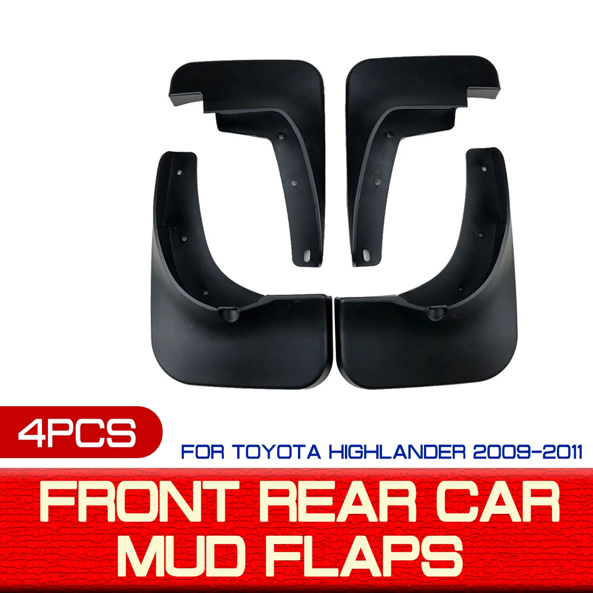 

Автомобильные передние и задние Автомобильные Брызговики Fender для Toyota Highlander 2009 2010 2011 2012 2013-2019