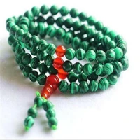 6mm malachite stone 108 bead bracelet reiki charm bless women elegant classic healing lucky