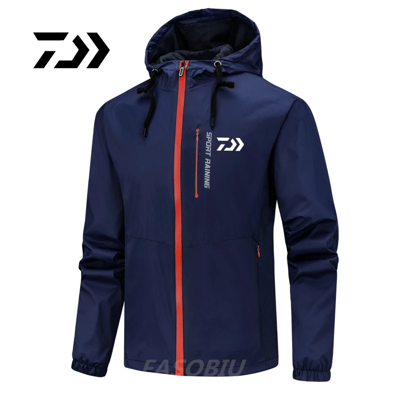 

Men's Spring Autumn New Daiwa Fishing Clothes Fishing Jackets Outdoor Waterproof Windproof Jackets Keep Warm Breathable Jacket