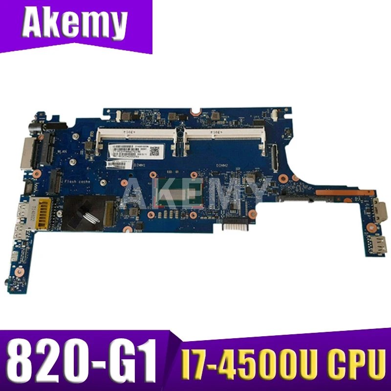 

Akemy For HP Elitebook 820-G1 720 G1 Laptop Motherboard SR16Z I7-4500U 817920-501 817920-601 817920-001 6050A2630701-MB-A01