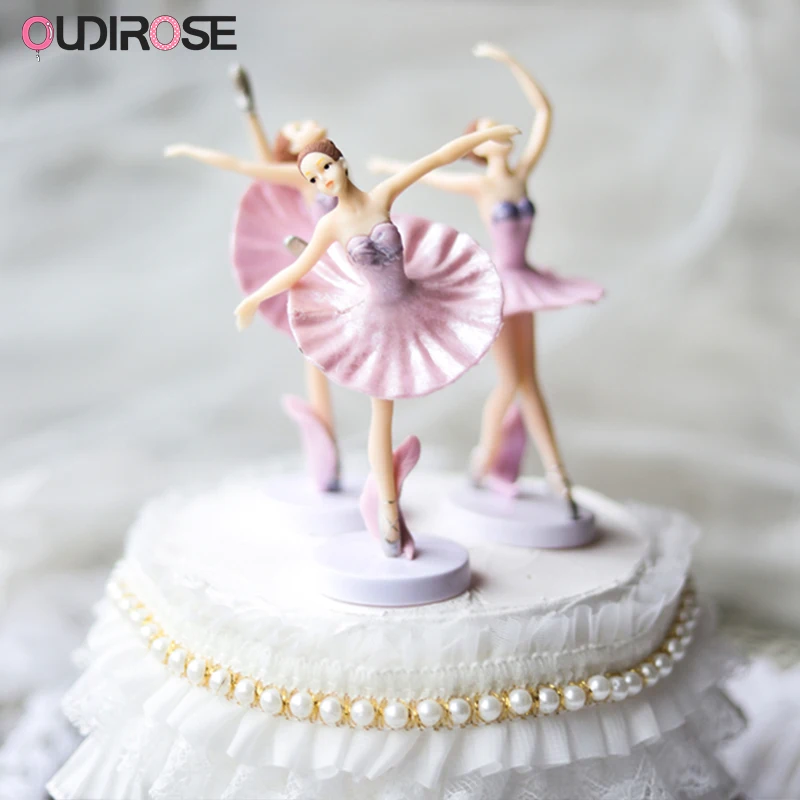 Украшение для торта в виде танцовщицы девушек Ловец снов перо балерины принцессы