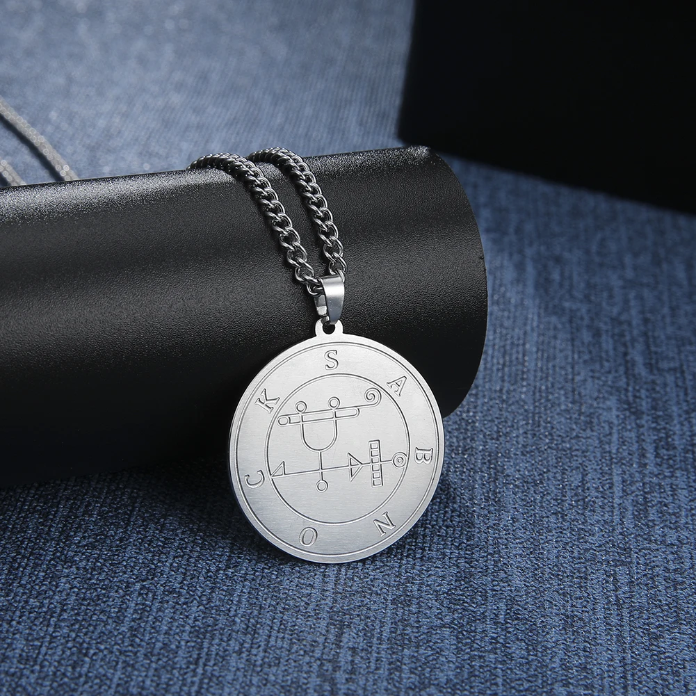 Подвеска LIKGREAT из нержавеющей стали для мужчин ожерелье с малым ключом Соломона