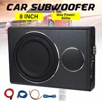 8 12v 800w car subwoofer speaker audio amplifier vehicle subwoofer bass enclosure auto sound car audio amplifier under seat