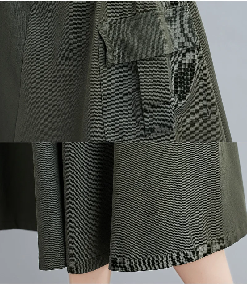 

Summer Solid skirt loose and slimming Casual A-line Plus size skirts womens faldas mujer moda 2020