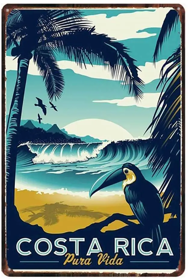 

Ретро Оловянная стеновая декорация для дома, ресторана, бара, пещера, наружный новый металлический знак 12x8 дюймов, декоративная стенка