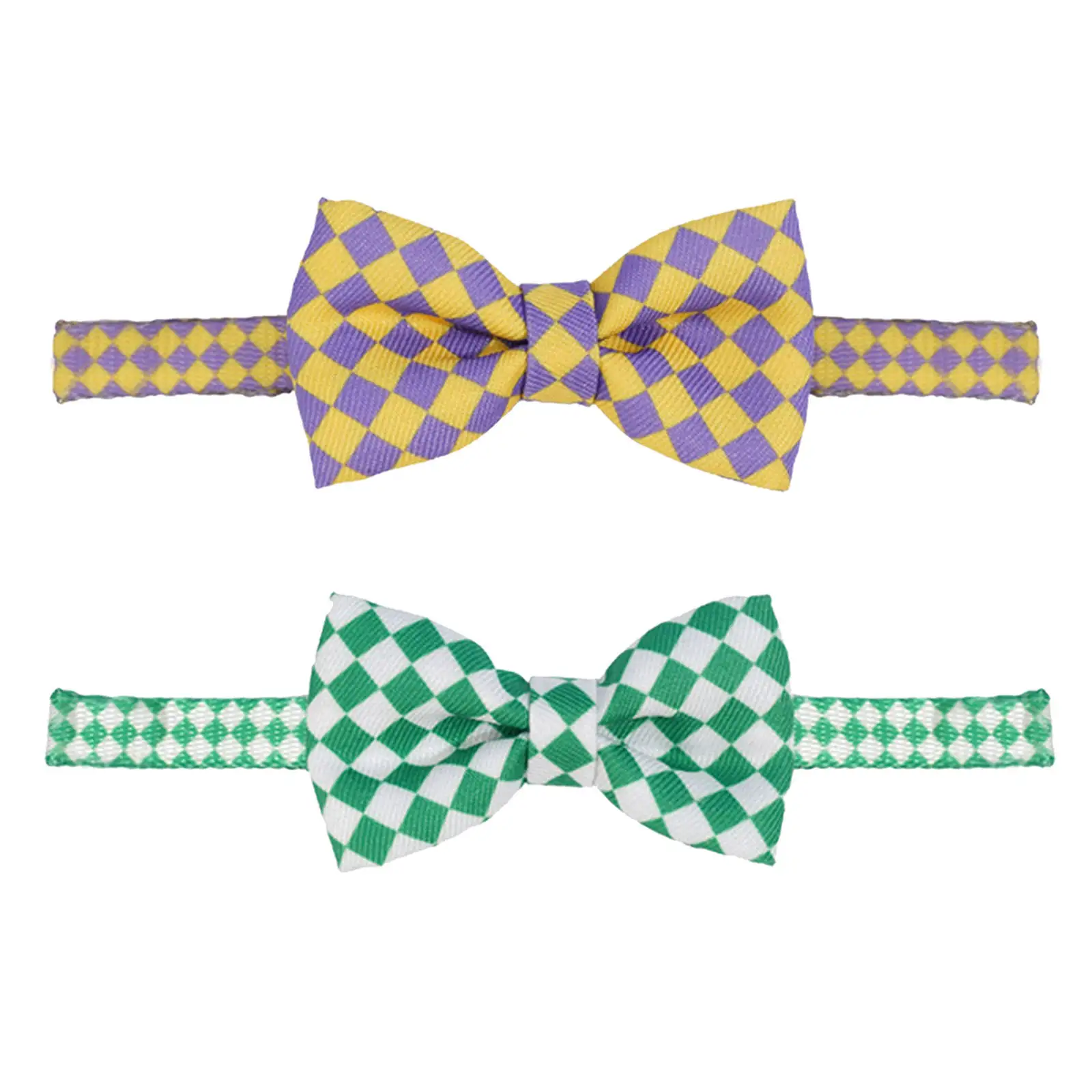 

Ошейник для кошек, клетчатый цветной бант, ошейники для щенков чихуахуа, регулируемая безопасная пряжка, галстук-бабочка для кошек, аксессу...