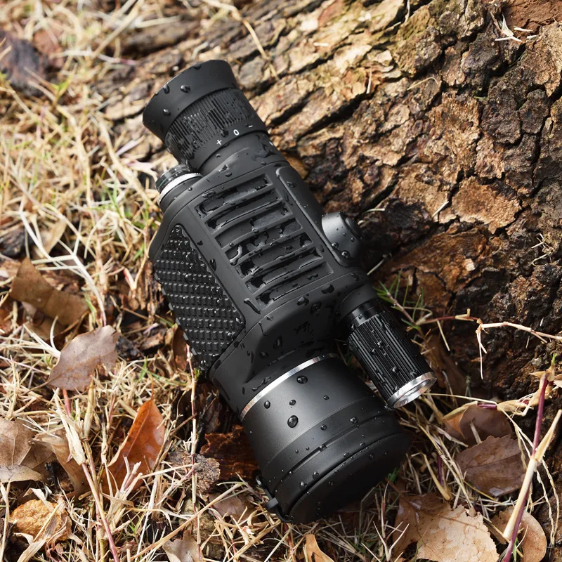 Новинка одиночный телескоп 10X40 очки с фонариком Высокая Мощность HD открытый