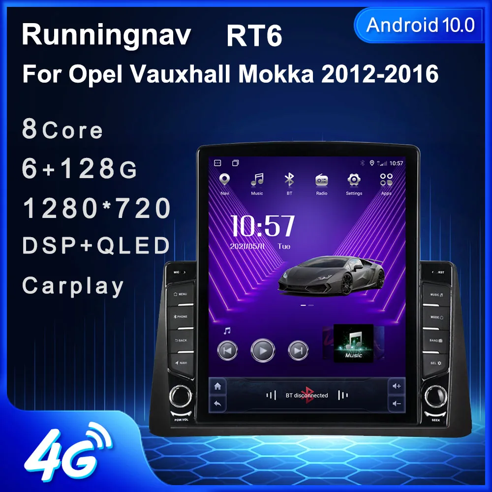

9.7" Android 10.1 For Opel Vauxhall Mokka 2012-2016 Tesla Type Car Radio Multimedia Video Player Navigation GPS RDS no dvd