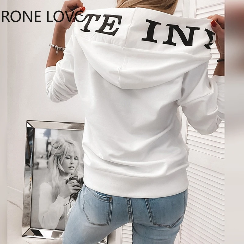 Женская Повседневная куртка с длинным рукавом и капюшоном | одежда