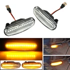 2 шт. светодиодные передние бокосветодиодный габаритные огни сигнал поворота мигающая лампа для Fiat Panda Punto Evo Stilo Qubo Peugeot Citroen Lancia Musa 350