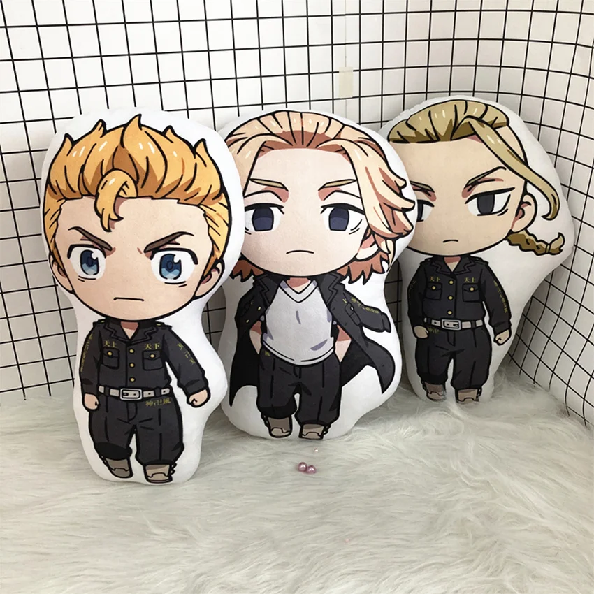 Набивная Подушка Takerlama Токийский Мстители Ken Ryuguji Haori Sano Manjirou Hanagaki Takemichi Keisuke Plushie