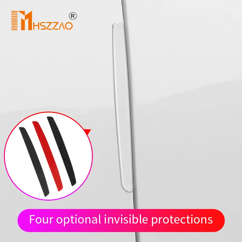 

5D Carbon Fiber Nano Glue Car Sticker Protector Film Door Edge Protective Car Trunk Door Sill Full Body Sticker Vinyl Accessory