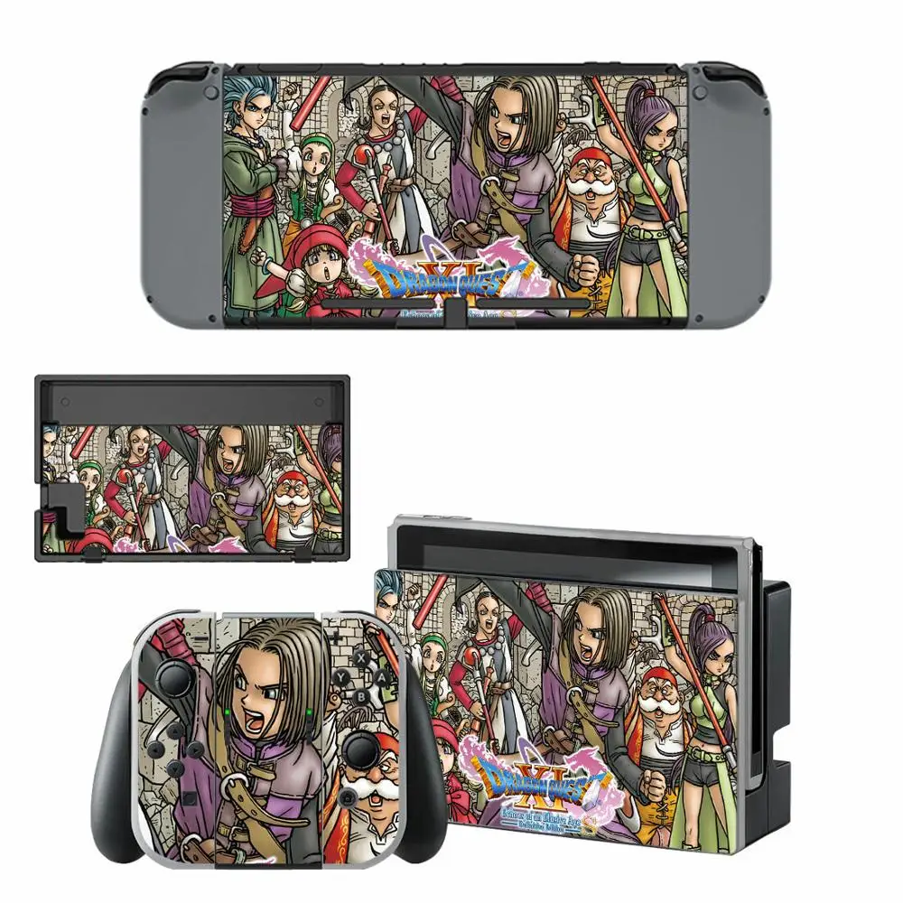 Сменные наклейки Dragon Quest nid для nintendo switch skin Switch полный комплект лицевой панели