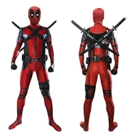 halloween kids deadpool tight costume kids adult suit cosplay birthday party jumpsuits boy cosplay christmas gift