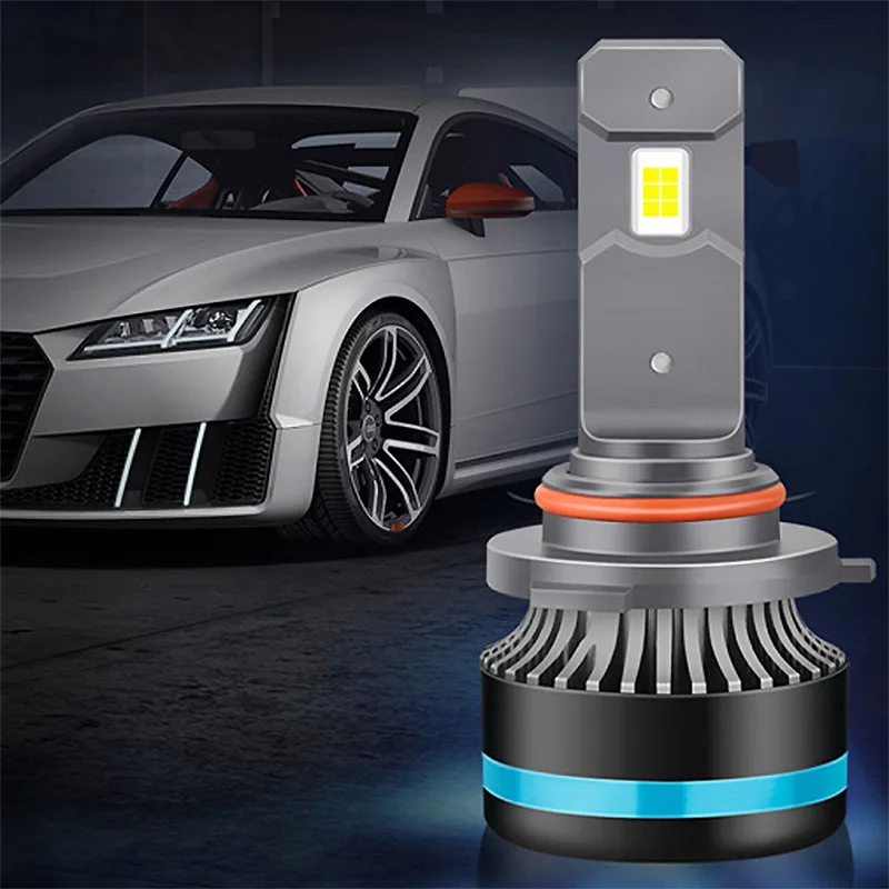 2 шт. Автомобильный светодиодный головной светильник s H1 H3 9005 Hb3 9006 Hb4 Canbus лампа H7 H4