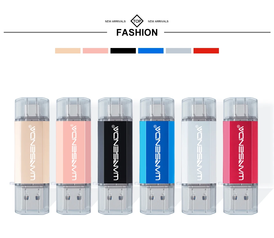 WANSENDA флеш-накопитель USB OTG type-C 512 ГБ 256 ГБ Usb 3,0 флеш-накопитель 128 ГБ Usb флешка 64 ГБ 32 ГБ 16 ГБ Флешка для устройств type-C/ПК