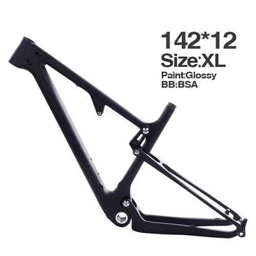 142x12mm xL glossy Углеродный горный велосипед 29 boost 142/148*12 мм ударный горный велосипед с полной подвеской рама 29er горный велосипед для AM XC - Цвет: 142x12mm xL glossy