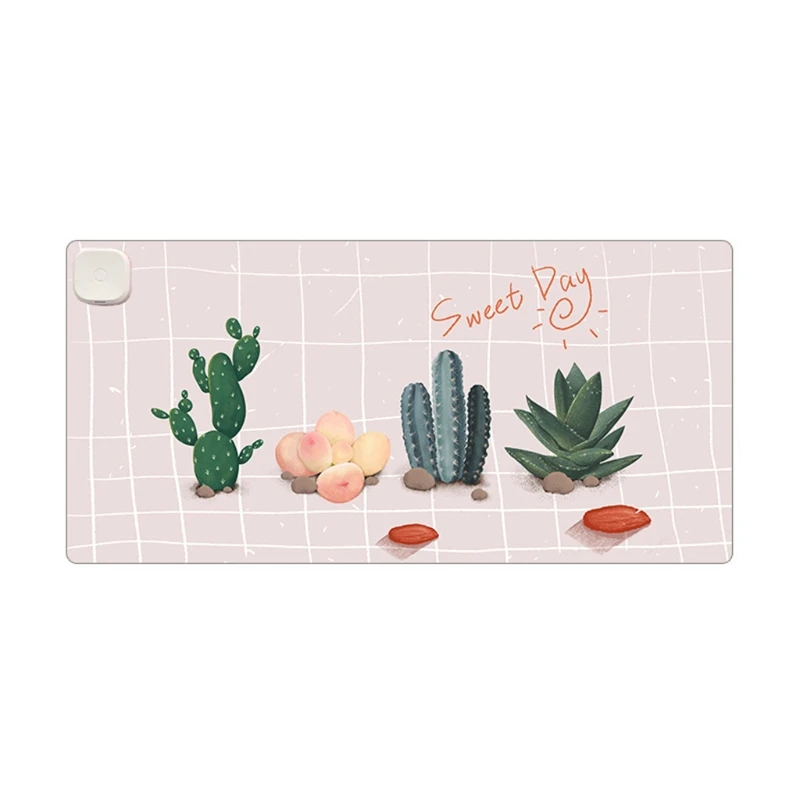 

Warm Desk Pad, 3 Speeds Touch Control Warm Big Mouse Pad, Extended Edition Gaming Mouse Mat, Foot Warmer Pad H052