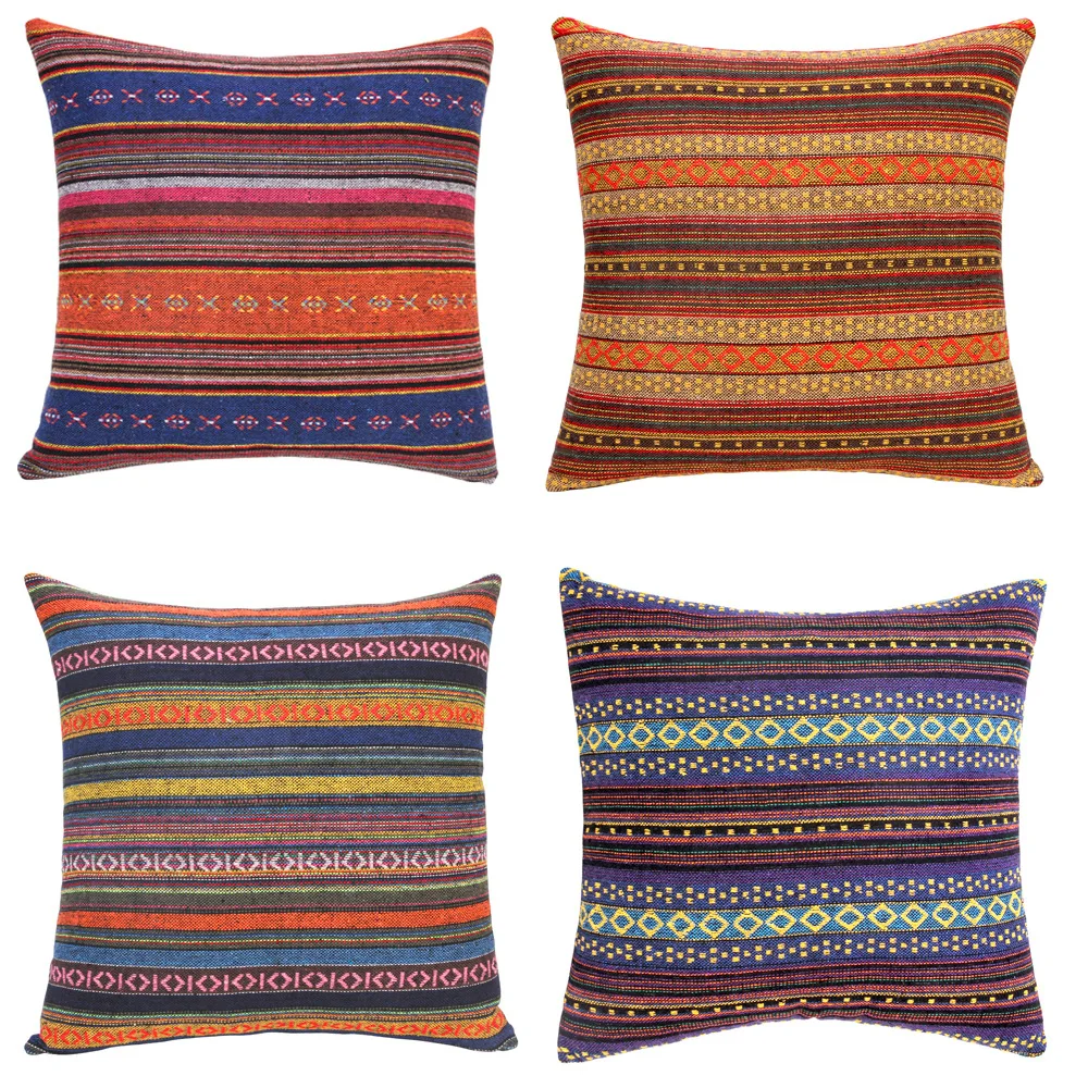 Национальный Стильный чехол для подушки Наволочки чехлы диванных подушек