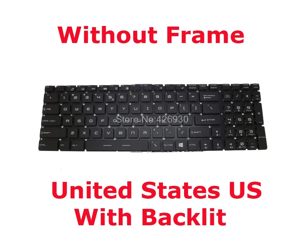 Клавиатура для ноутбука MSI GE62 6QD 274US 6QE 002US 006US 054US GS72 042US GT72 035US 033US английский