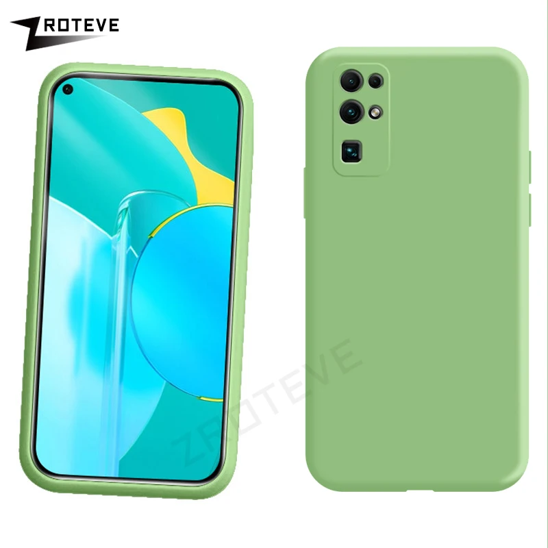 Чехол для Honor 30 Pro жидкий силиконовый чехол Huawei 30S 20 View V20 V30 чехлы|Бамперы| |