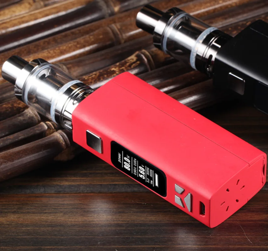 Smart Mini 100 Вт Vaper Displa комплект огромный дым 2 0 мл бак коробка мод электронная