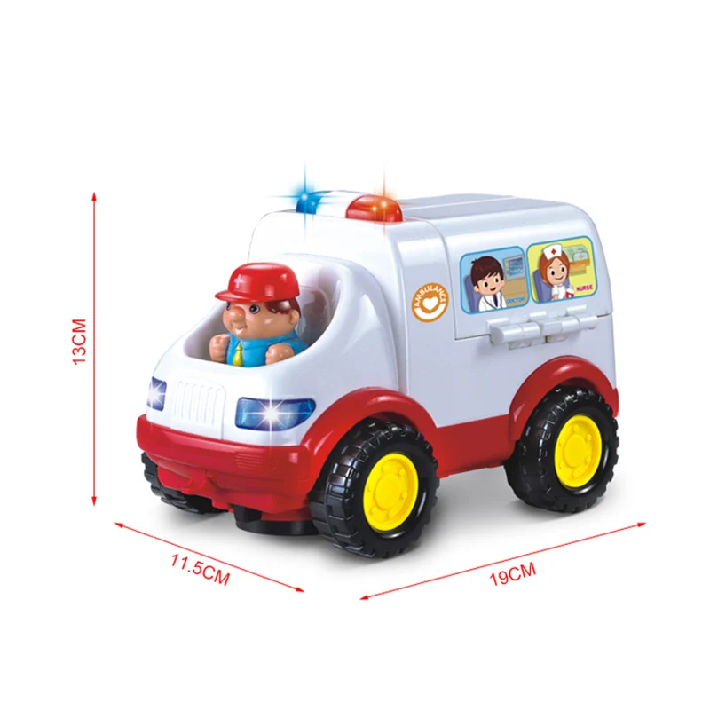 Игрушки скорой помощи электронная музыка освещение универсальный автомобиль