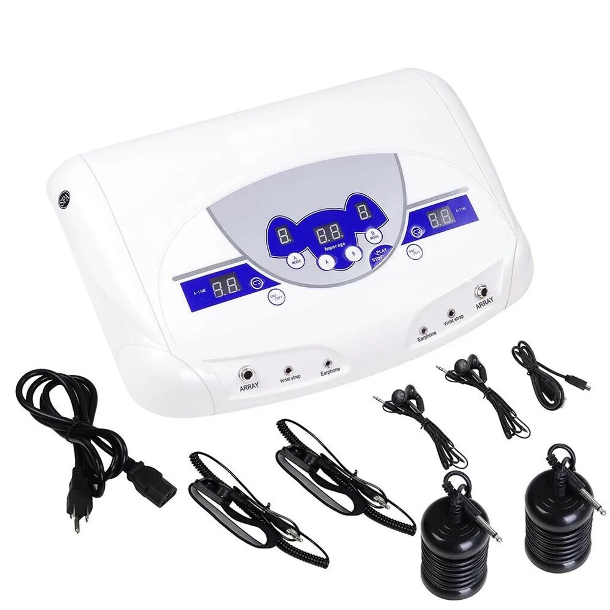 

Dual Music Foot Spa Machine Bath Arrays Ionic Cleanse Detox Machine Ion Detox Foot Bath Ion Detoxification FIR Belt Health Care