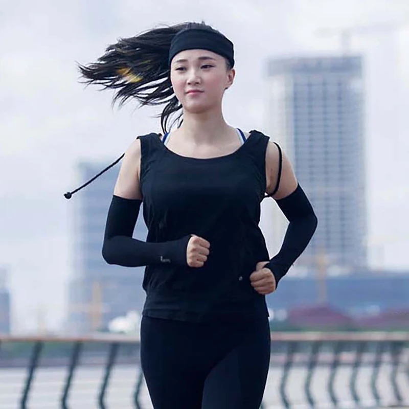 Хлопковый Эластичный Напульсник для баскетбола спортивная повязка на голову