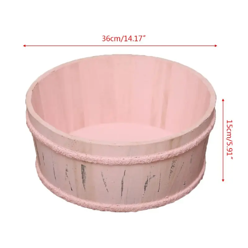 

Baby Photography Props Wooden Heart Shape Box Newborn Infants Photo Posing Shooting Accessories