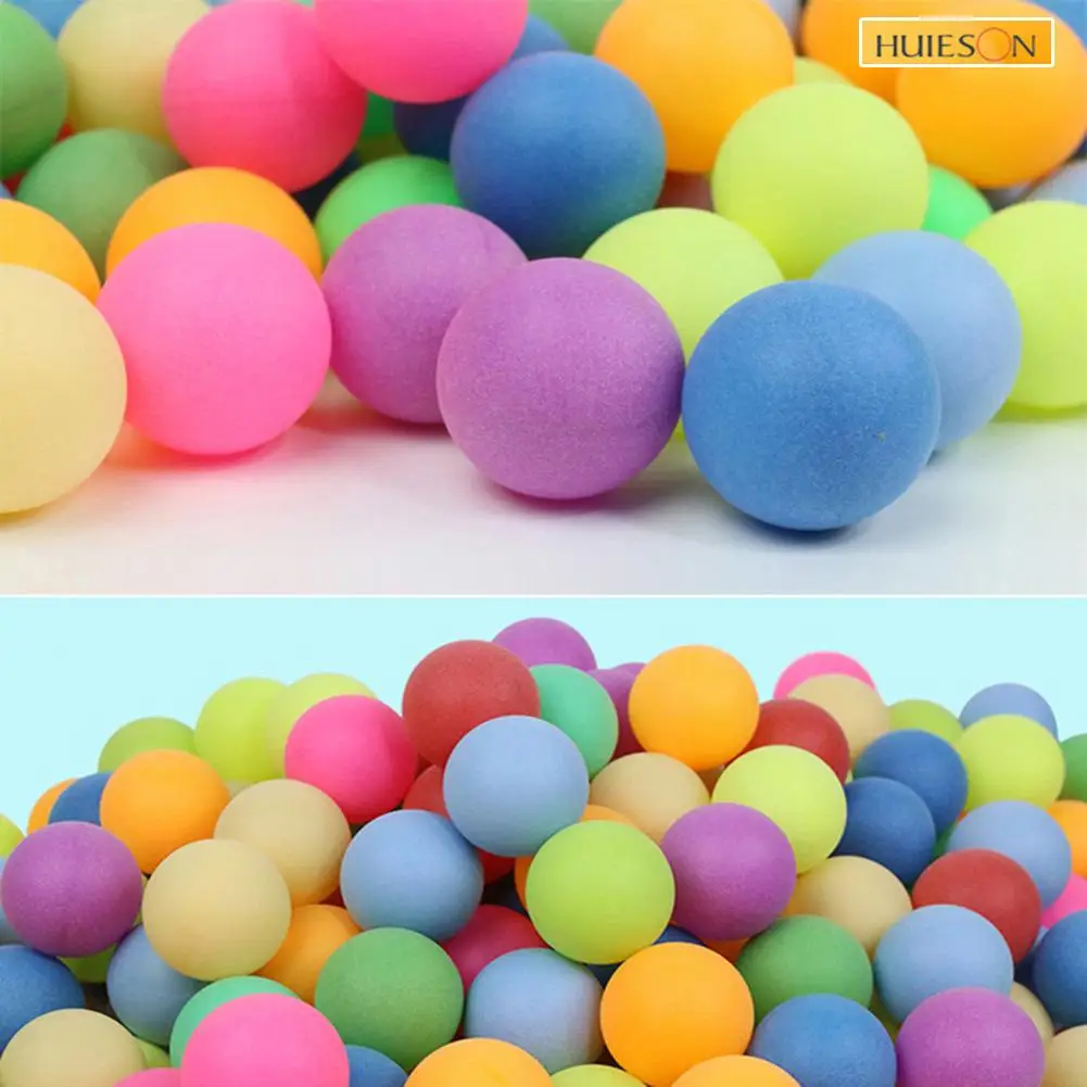 

100Pcs 40mm 2.4g Colored Ping Pong Balls Entertainment Table Tennis Balls Mixed Colors For Game And Advertising
