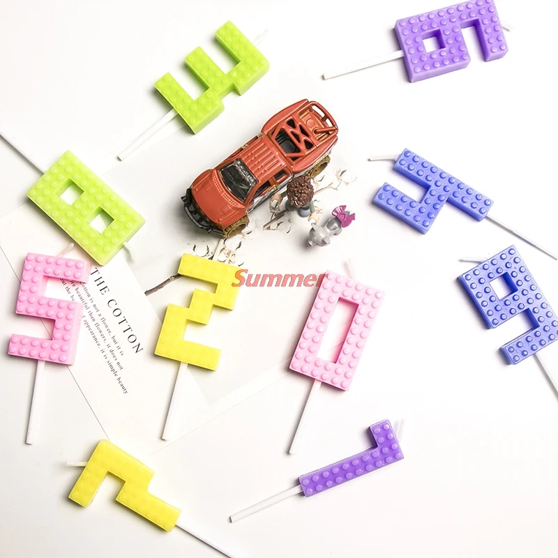 

New 0-9 Birthday Candle Kids Birthday Numbers Candle Party Supplies