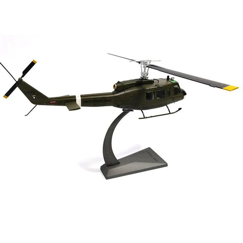 1/48 масштаб сплава транспортный вертолет UH-1 Iroquois самолет США Air Force Huey детские игрушки Детский подарок для коллекции