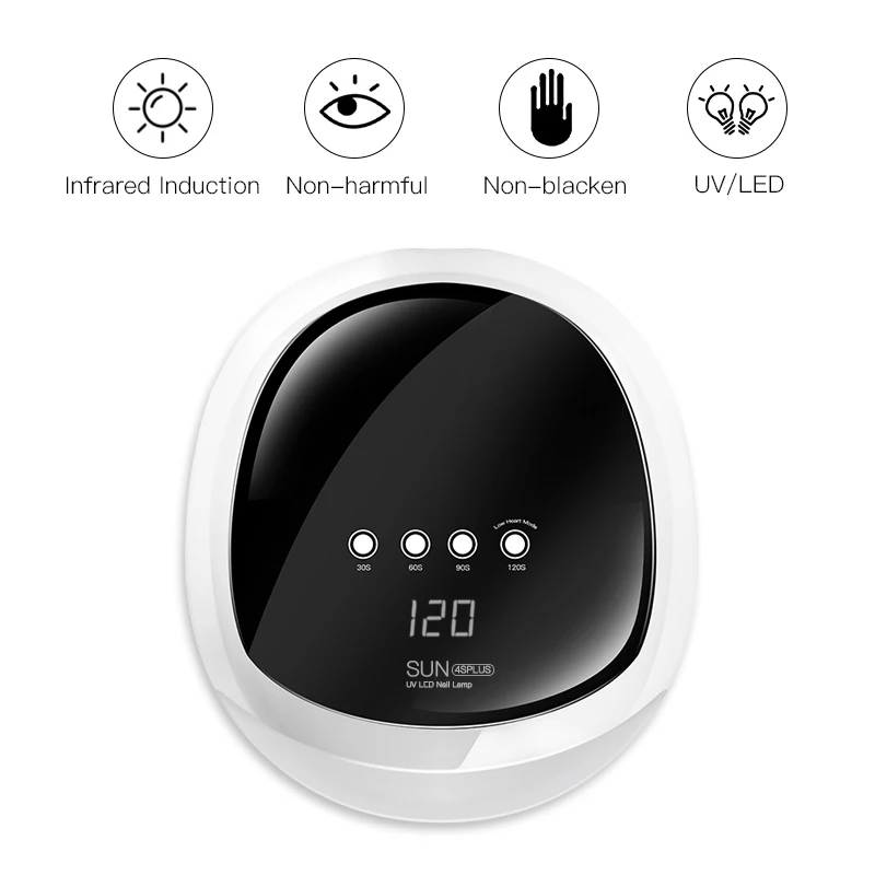 SUN4 Plus УФ лампа для маникюра таймер ЖК дисплей Лучший светодиодный светильник