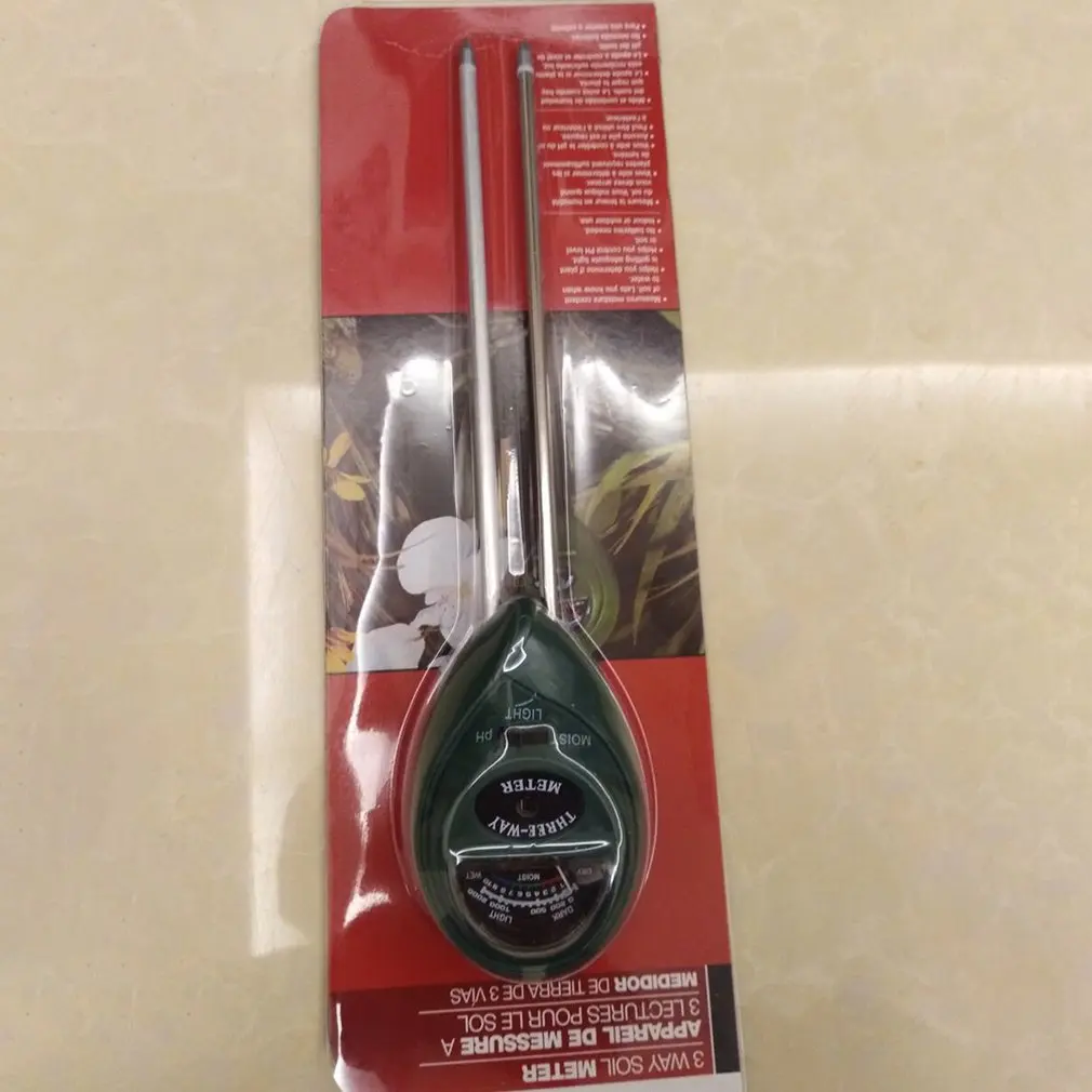 

Soil moisture meter horticultural detector three in one that measures the pH value light intensity measuring instrument